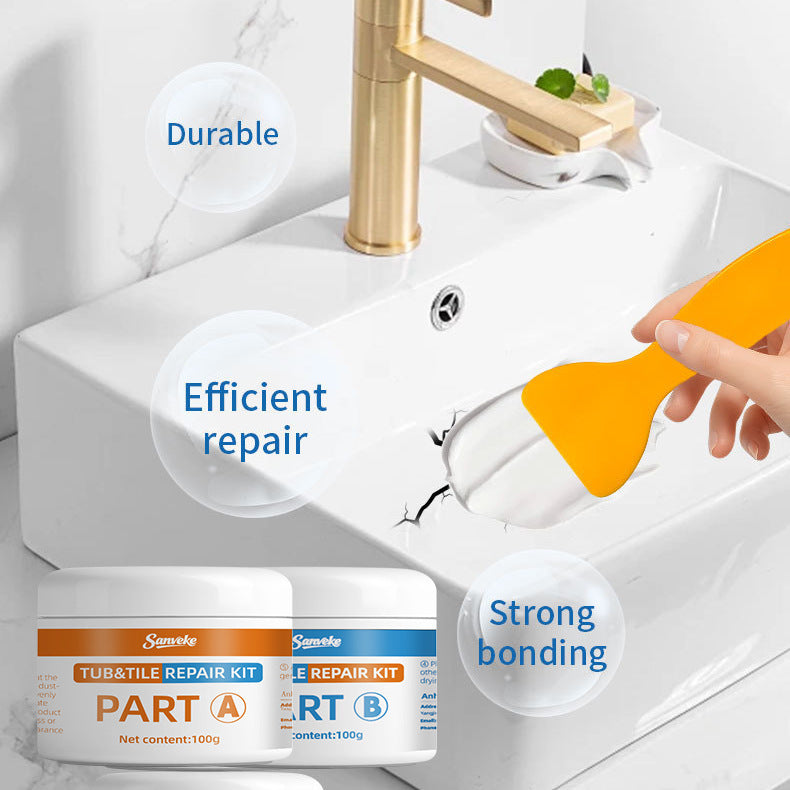 Manufacturer Tile Repair Agent Special Glue for Washbasin Bathtub Marble Ceramic Toilet Stone Repair Paste