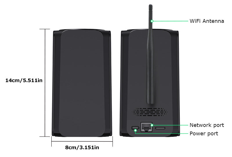 WiFi Base Station Camera Outdoor Solar Camera One-to-Four Home Use WiFi Battery Camera Set
