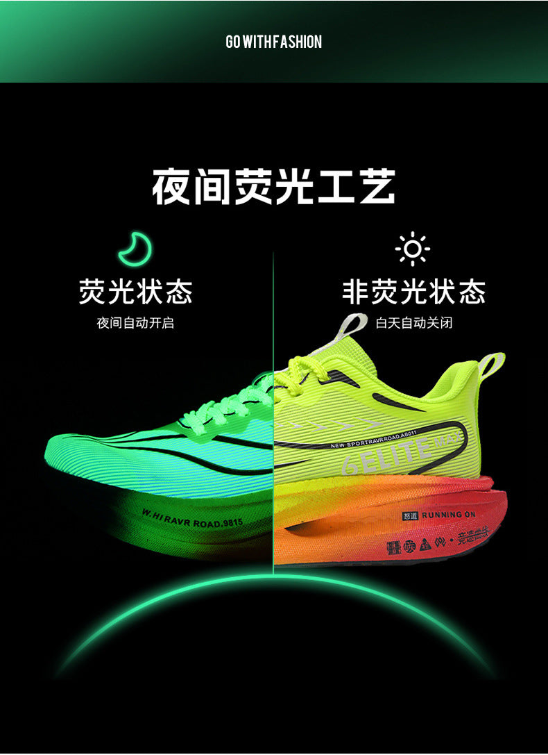 2025New model Feidian6pro Popcorn Carbon Plate Professional Racing Running Shoes Comfortable Breathable Unisex Sports Shoes