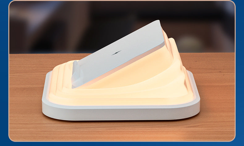 Multifunctional Storage15w Wireless Charging Bedroom Creative Eye Protection Sleeping Night Light Outdoor Night Market Stall Atmosphere Light
