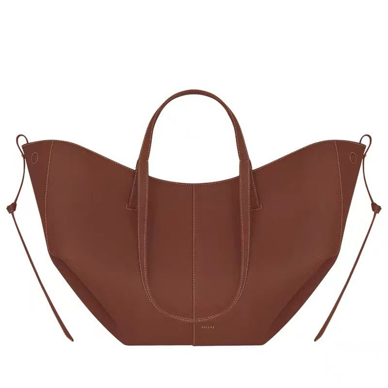 Trendy European and American Style Pleated Mother-Daughter Bag for Women with Wings, Tote Bag, Laptop Bag, Handbag, Shoulder Bag, Crossbody Bag, Underarm Bag
