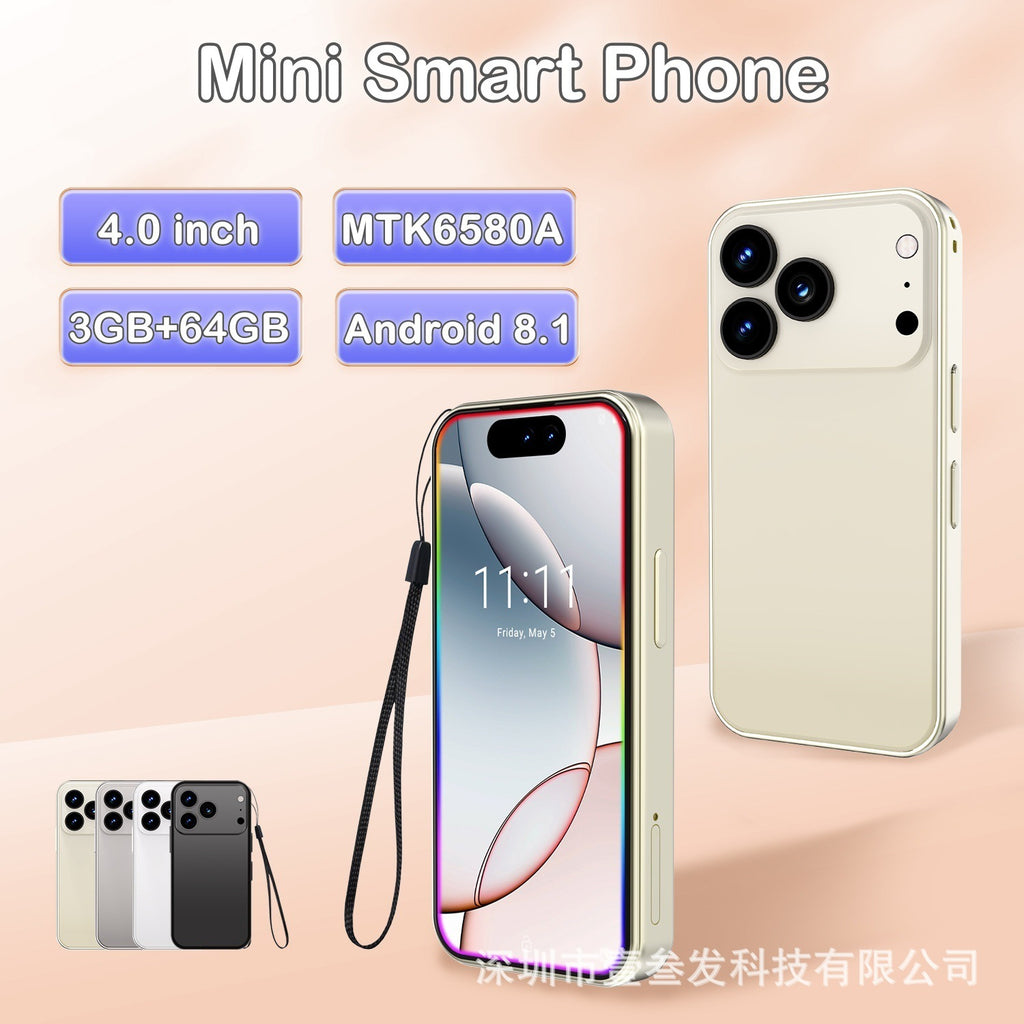 Mini Small Phone XSI17promax Mobile Phone 3.5Inch Mini Mini Smart Small Phone Hot Sale