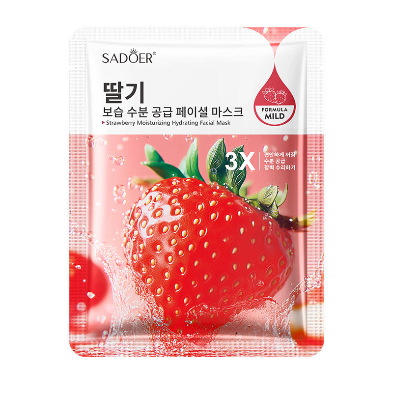 Full English Fruit Moisturizing Hydrating Face Mask SADOER Moisturizing, rejuvenating, and brightening face mask  wholesale l