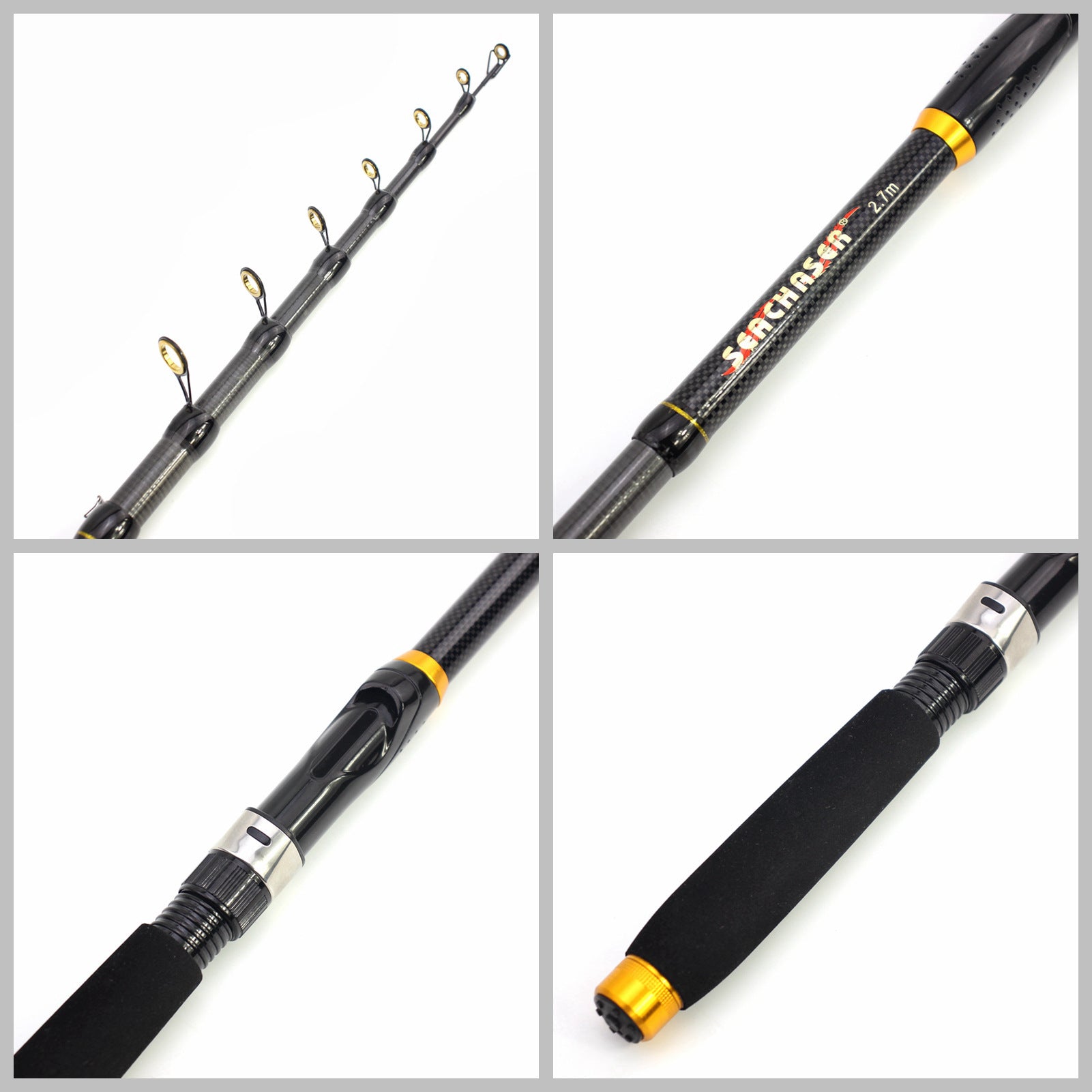Portable Ultra-Short Small Sea Rod Carbon Fiber Telescopic Lure Rod Mini Long Cast Snakehead Carp Rod FBA