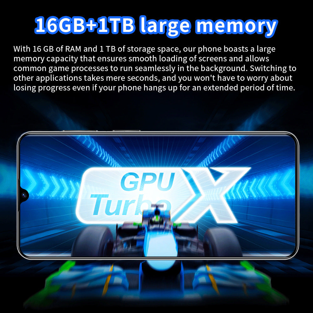 Brand new mobile version European and American version16+1T C20Pro 7.3Ultra-long life battery