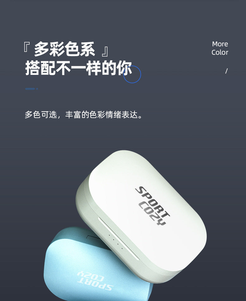 Factory Direct Touch-Control Ear-Hook Headphones Long Battery Life High-Quality Sound Wireless Bluetooth Headphones Support Customization