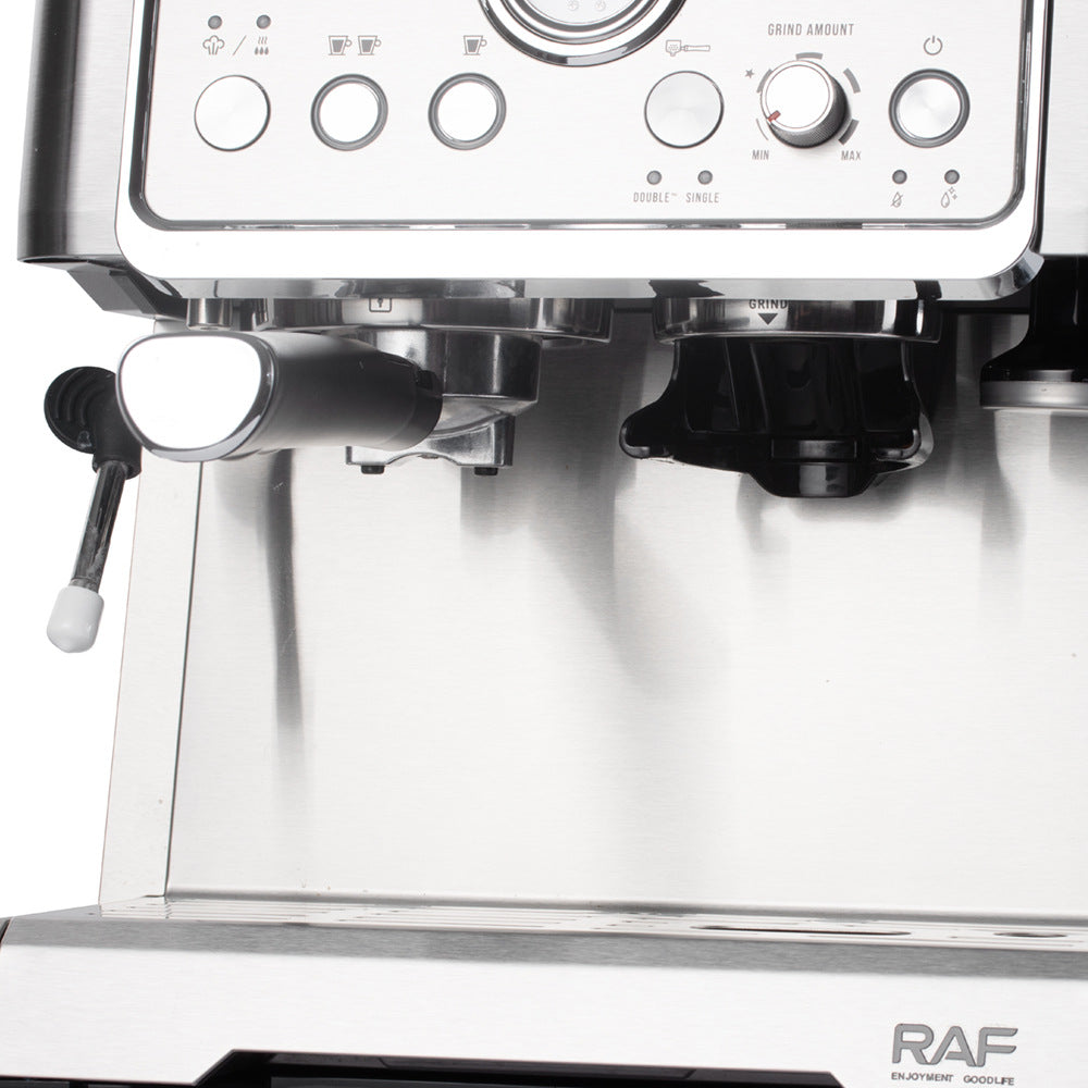 RAF European Standard Small Italian Semi-Automatic Steam Milk Frother Coffee Machine Household Integrated Coffee Maker0205