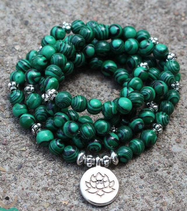 Popular Natural Stone White Pine Gold Flakes Bracelet Bracelet Unisex Bracelet Manufacturer Direct Sale