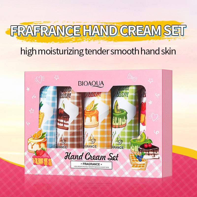 Fragrance Moisturizing Hand Cream Set BIOAOUA Autumn and winter moisturizing hand cream cross-border foreign trade wholesale