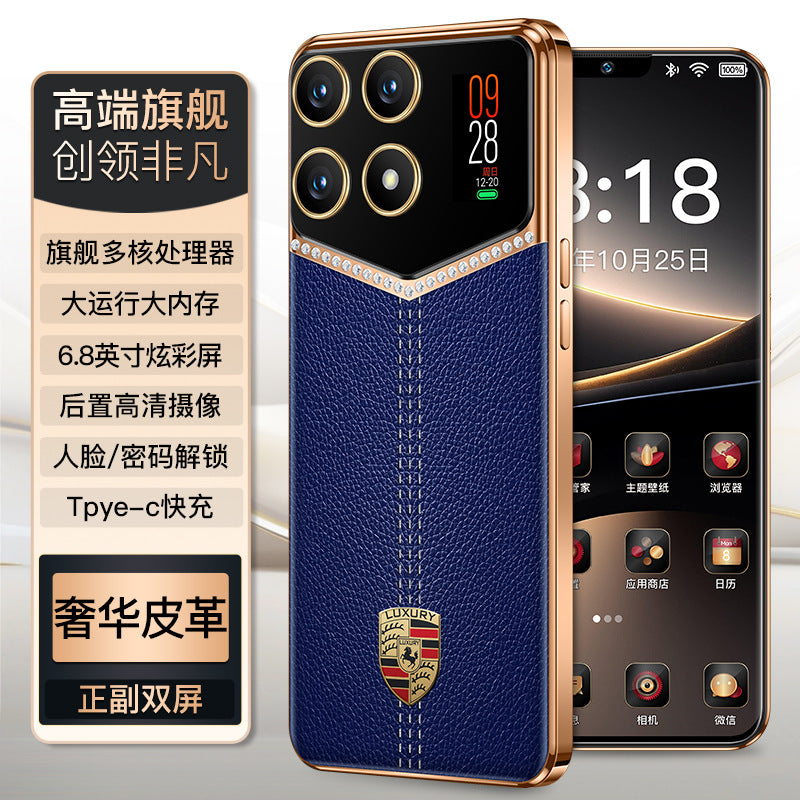 U25Smartphone6.8Inch Dual Screen Android Full Network Compatible5G Large Screen Dual Screen Flagship