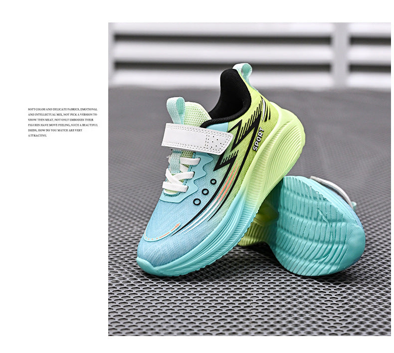 2025Spring New Children's Shoes for Big Kids Lightweight Breathable Boys' Sports Shoes Children's Casual Versatile Girls' Running Shoes