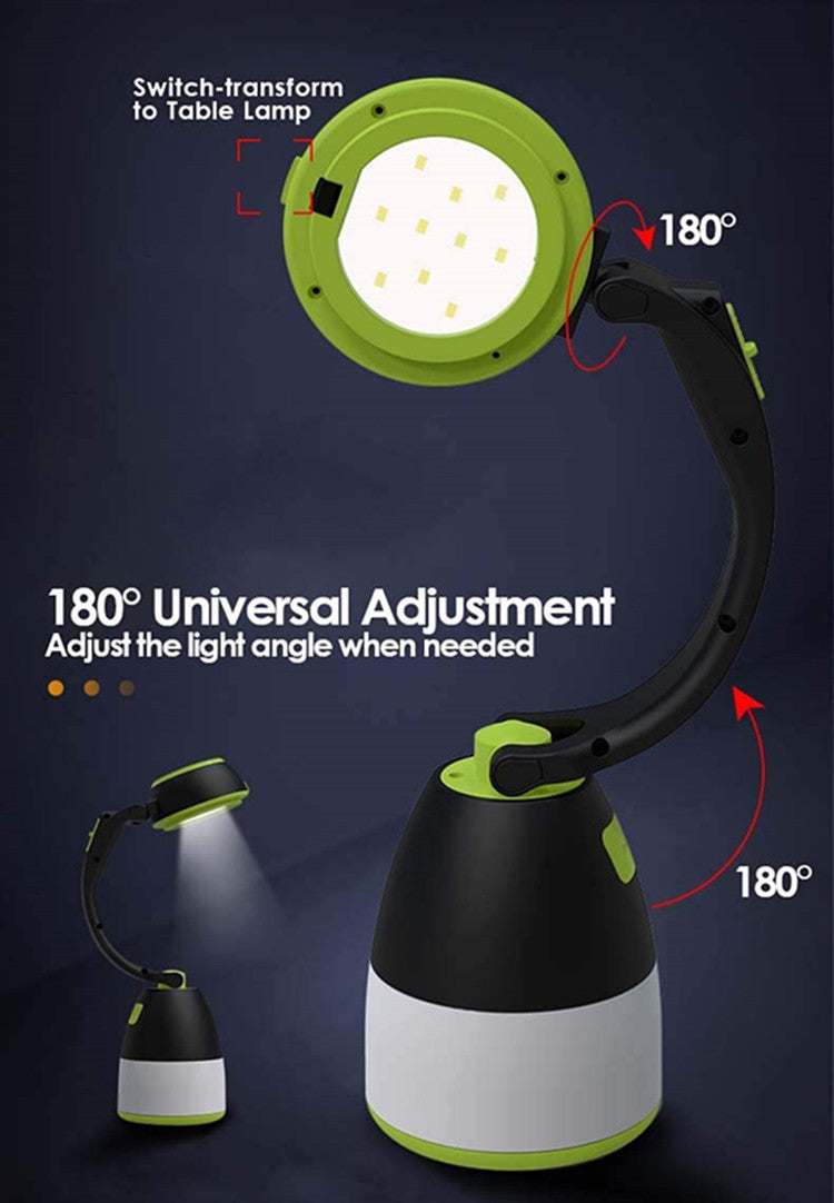 LED Camping Lamp Table Lamp3Combination1Flashlight USB Rechargeable Waterproof Camping Light Outdoor Tent Light Home Emergency Light