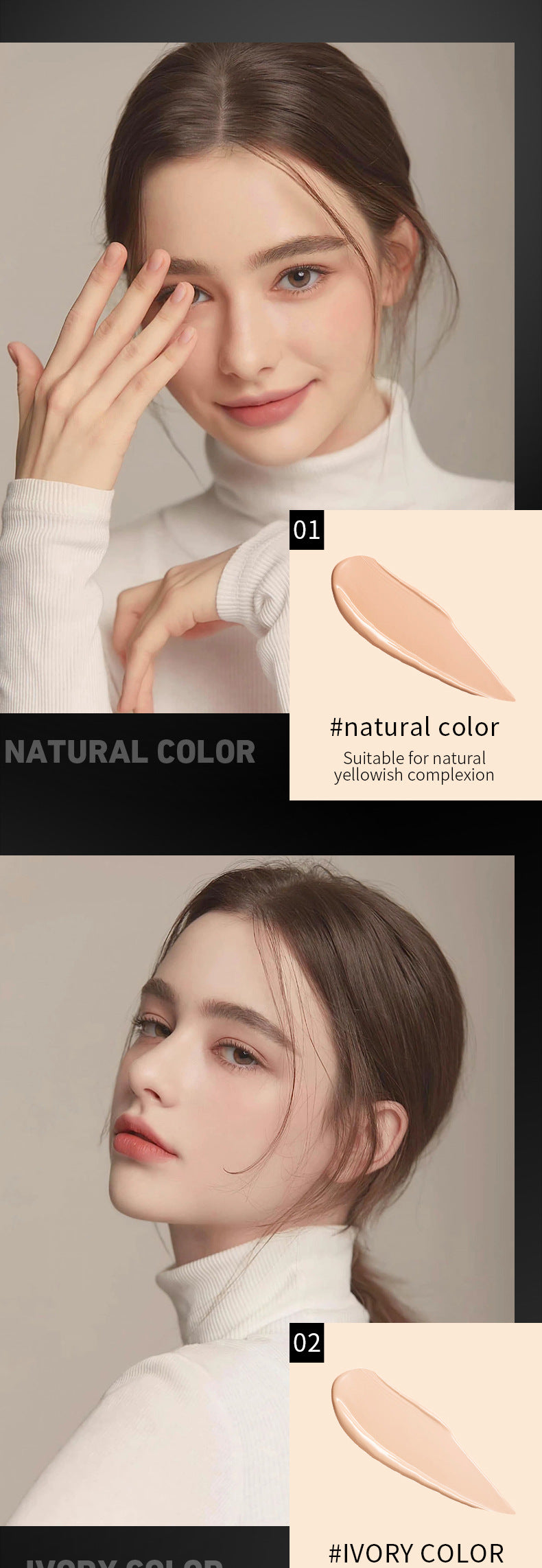 Makeup SADOER Vitamin C Mushroom Cushion Moisturizing Lightweight Breathable BB Wholesale Cross-Border Foreign Trade Frost