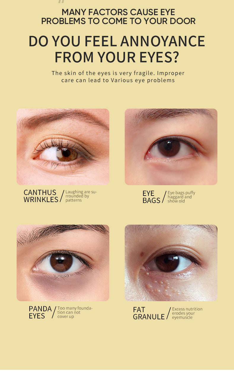 Full English Eye Mask ZOZU Golden Avocado Moisturizing and Hydrating   foreign trade skincare products live wholesale