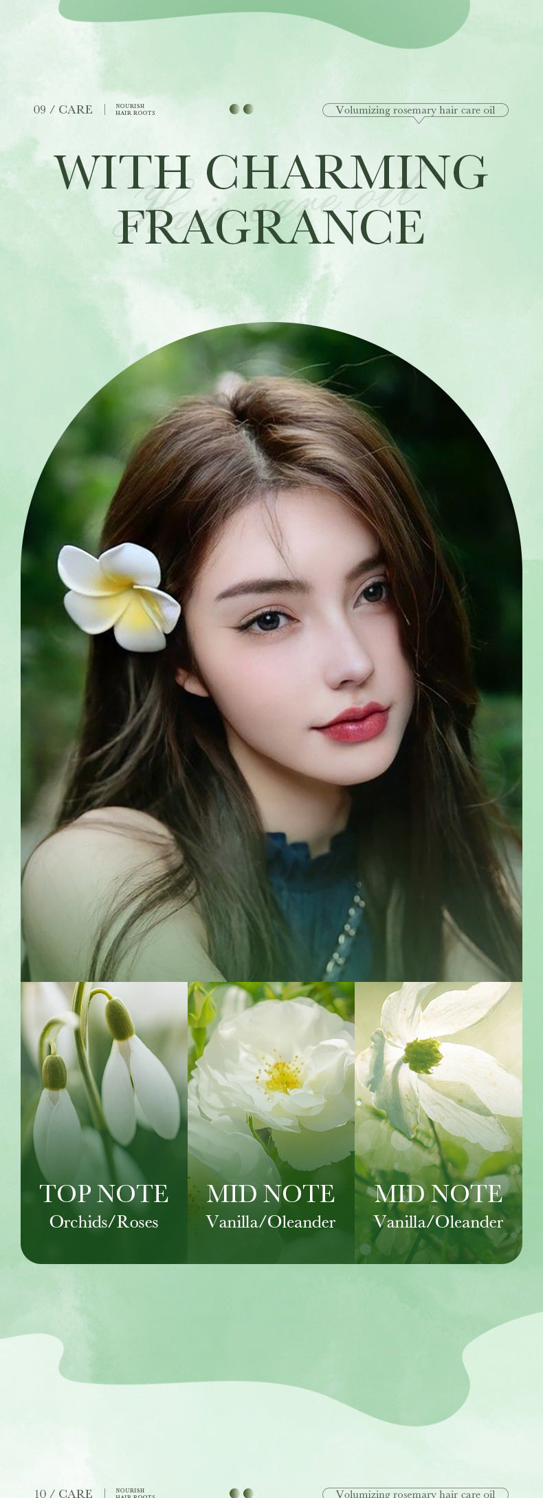 Rosemary Hair Care Essential Oil SADOER  foreign trade wholesale of essential oils for improving dry and frizzy hair