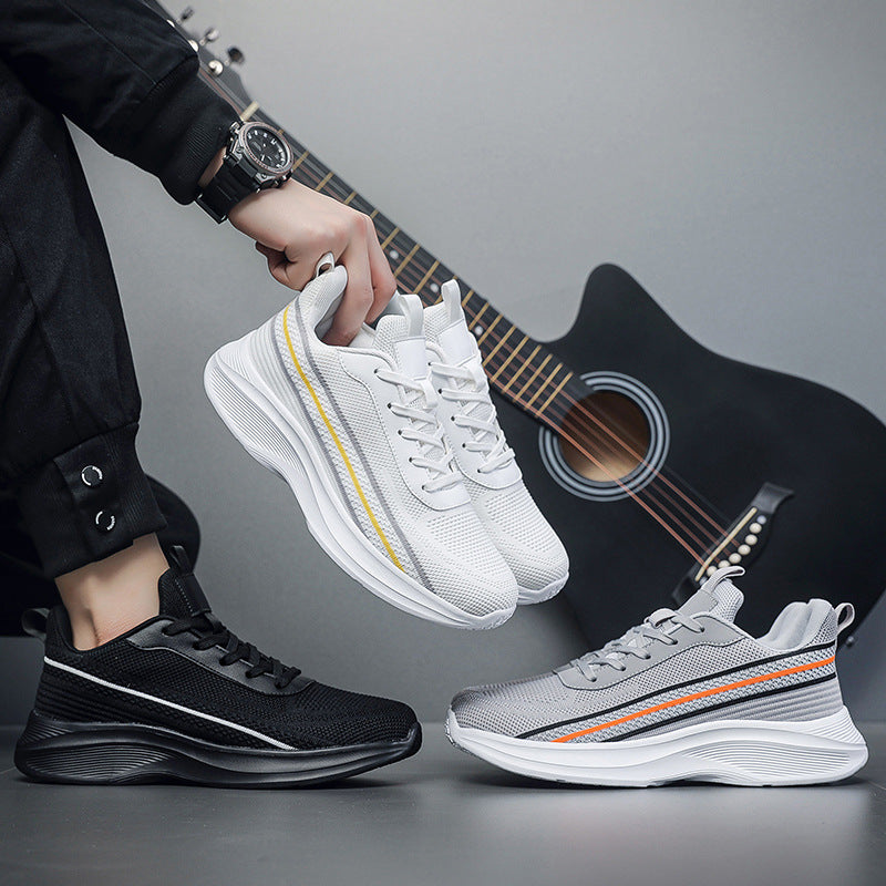 2025Spring and Autumn New Style Foreign Trade Casual Fashion Men's Shoes Breathable Trendy Versatile Comfortable Sports Running Shoes