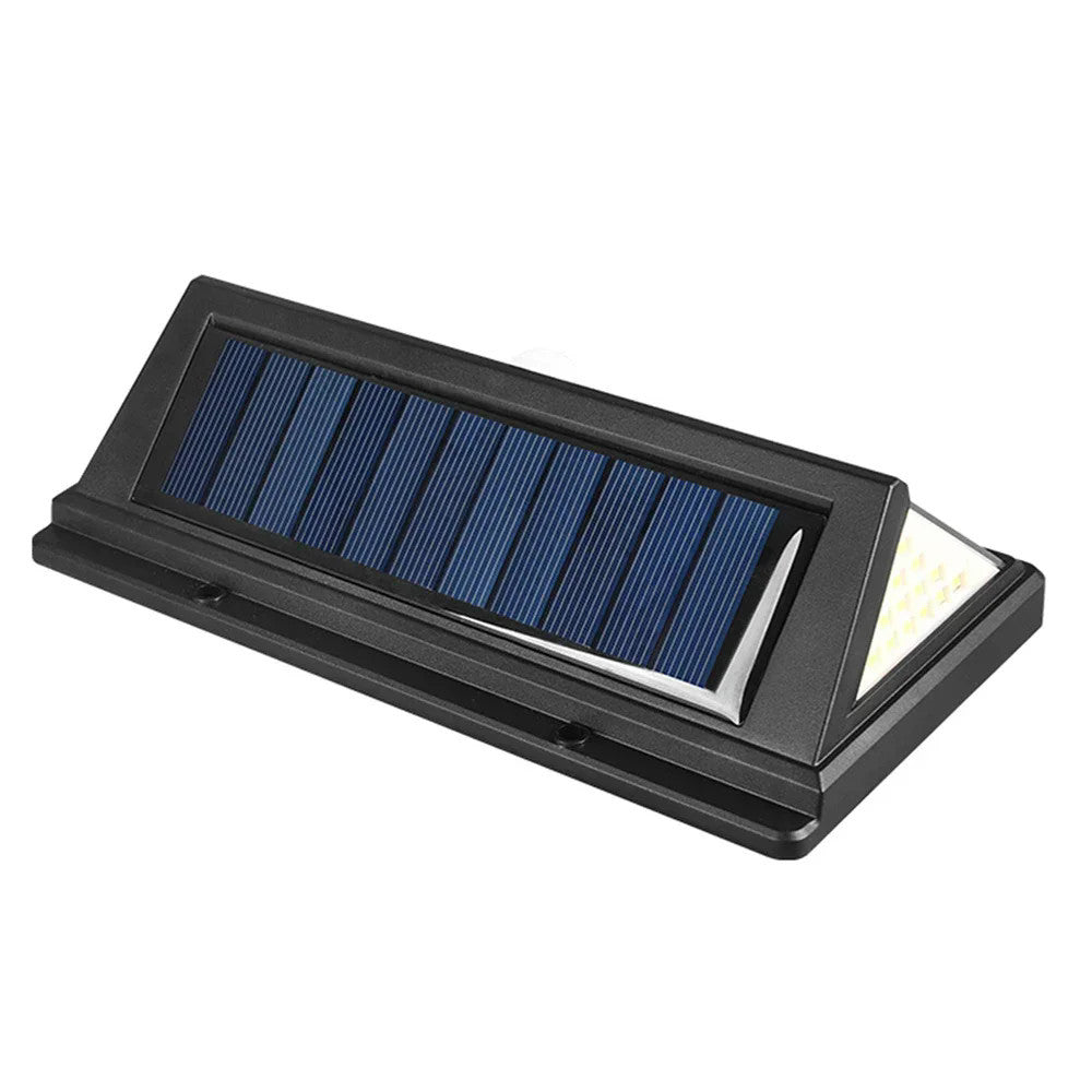 New solar light outdoor wall lamp190LED Human Body Sensor Garden Light Three-Sided Emitting Small Street Light with Colorful Lights