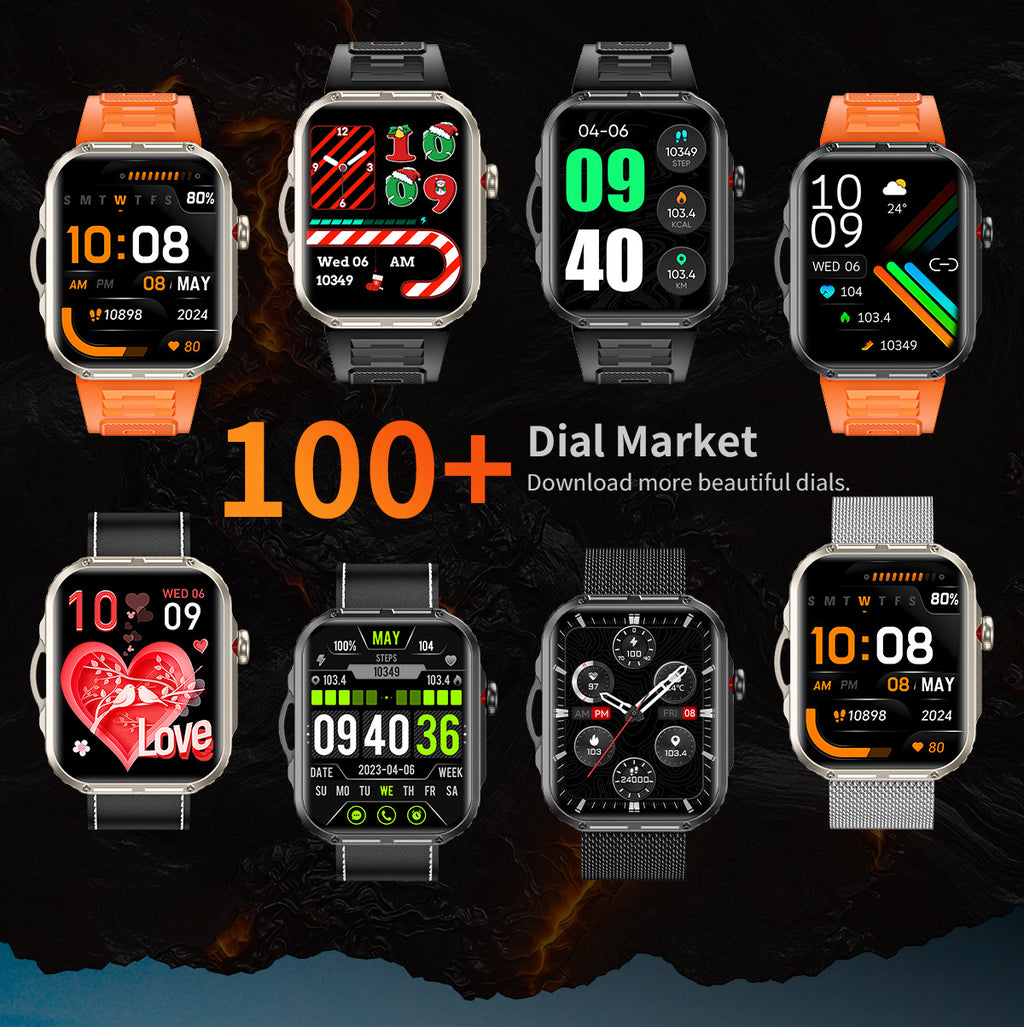 HDT11Ultra Smart Watch Bluetooth Call Music Healthy Sleep Flashlight Smart Bracelet