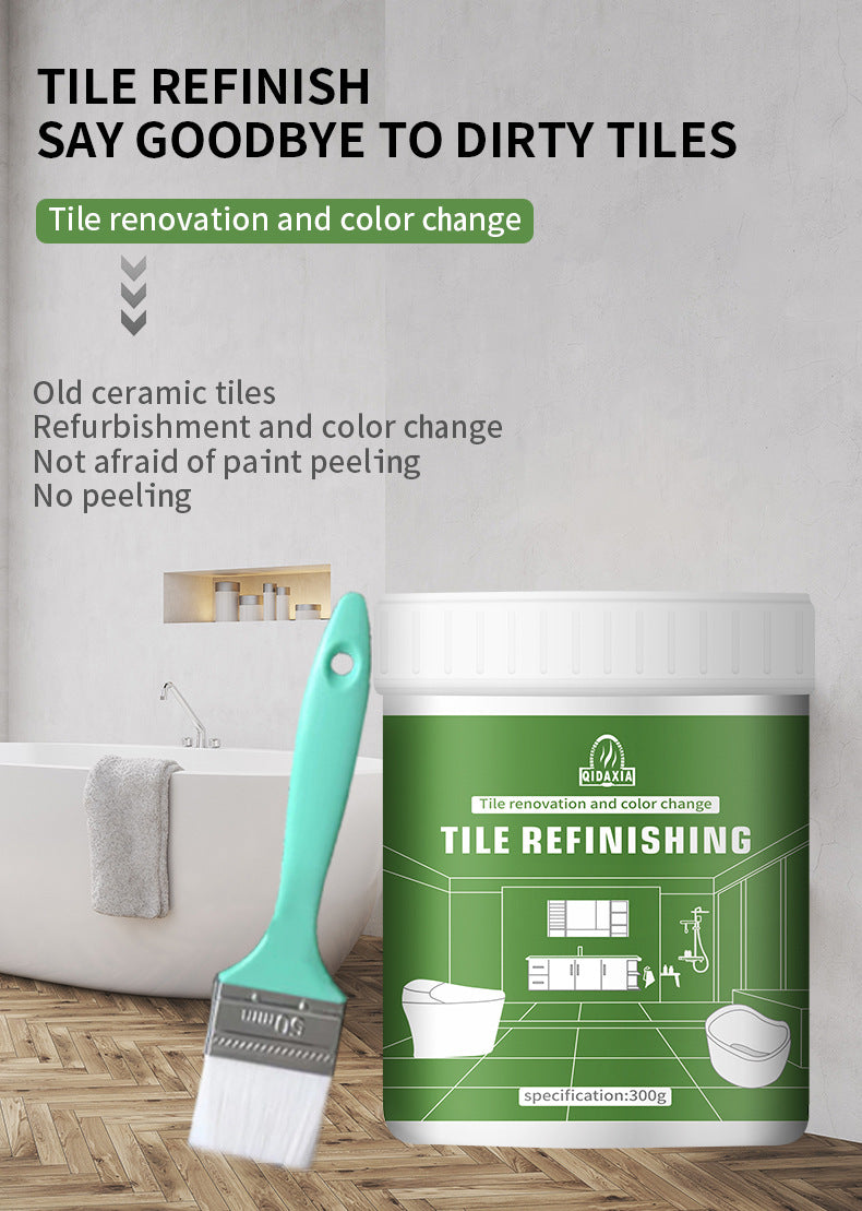 OEM Water-Based Tile Paint Bathroom Floor Tile Renovation Color Change Paint Special Paint Wear-Resistant Glass Paint Tile Paint