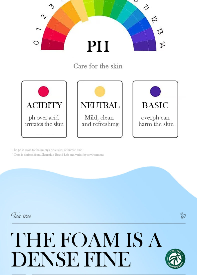 Full English Tea Tree Mousse Facial Cleanser150gSADOER Clean Bubble Dense Facial Cleanser  Wholesale