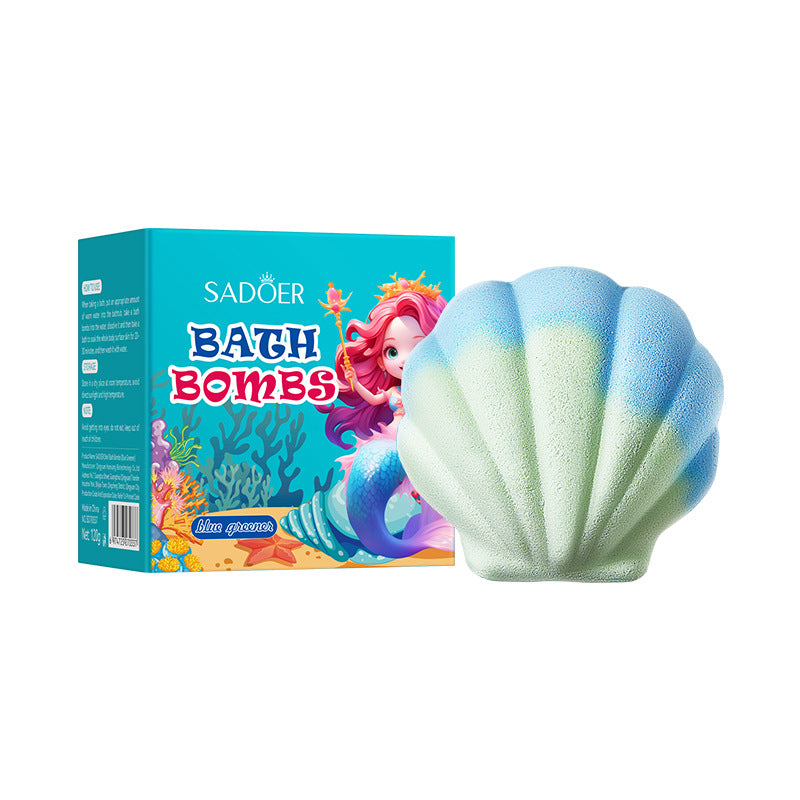 Shell Bath Salt Balls SADOER Deep Cleansing Body Bath Bath Salts Cross-Border Foreign Trade Wholesale