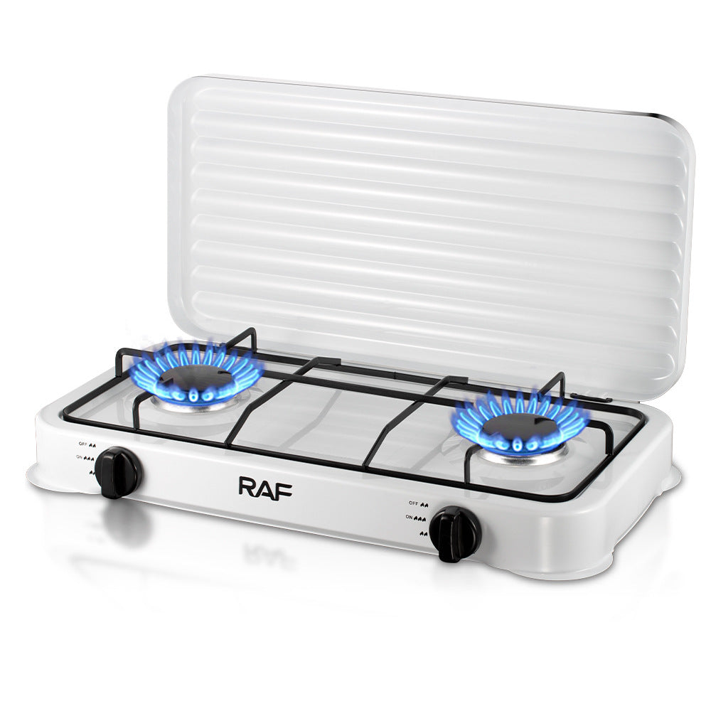 RAF European Standard Double Burner Gas Stove Small Household Appliance Multifunctional Household Small Electric Stove Wholesale R.8033