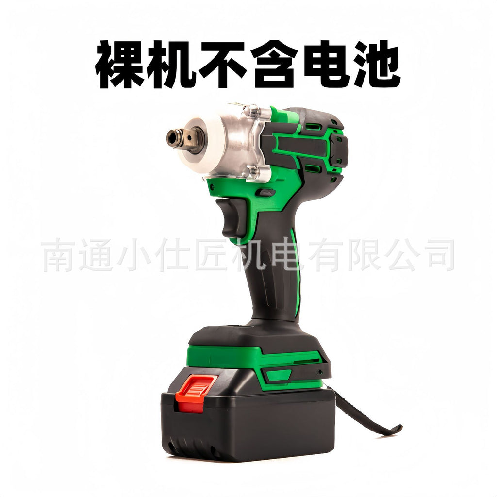 Brushless Electric Wrench High Torque Lithium Battery Impact Wrench Rechargeable Wrench for Car Repair Tire Air Gun
