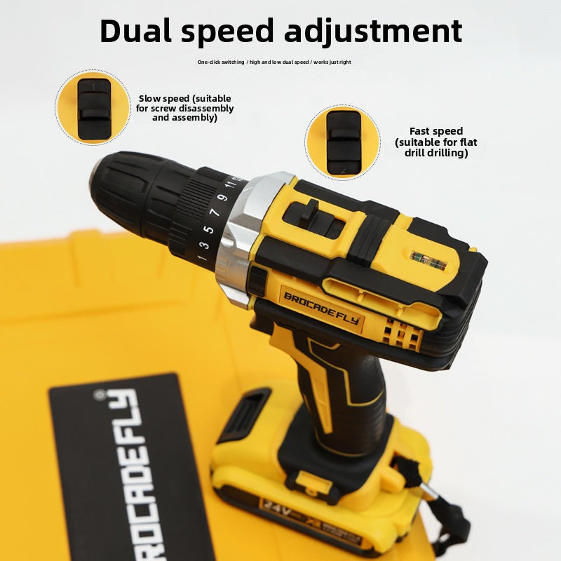 Electric Drill Hardware Tool Set Repair Tools Multi-Functional Electric Drill Impact Drill Electrician Complete Set
