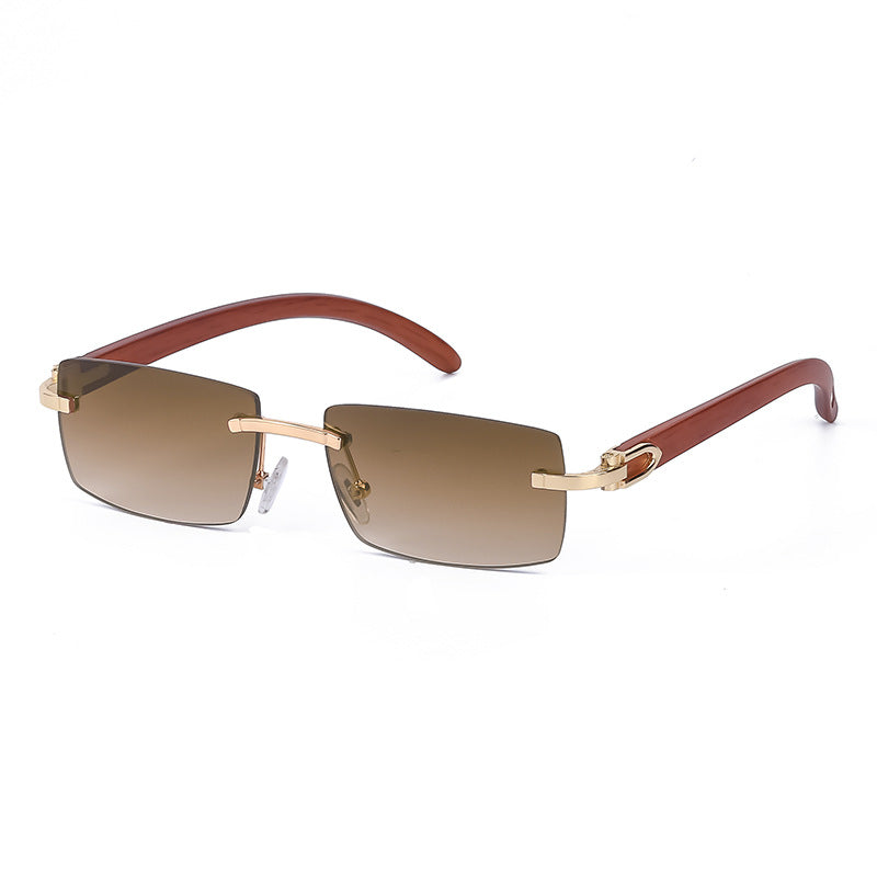 New Fashion Sunglasses for Men Ultra-Clear Frameless Sunglasses Ocean Lens Diamond Cut Edge Trendy Wholesale7533