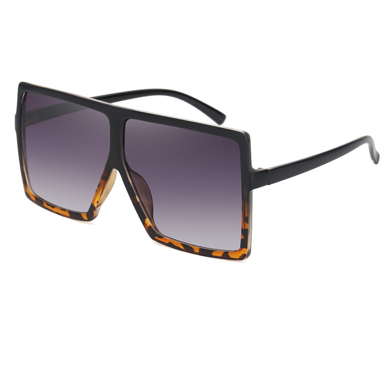Large Frame UV Protection Sunglasses17059European and American Fashion Internet Celebrity Sunglasses for Women Trendy sunglasses