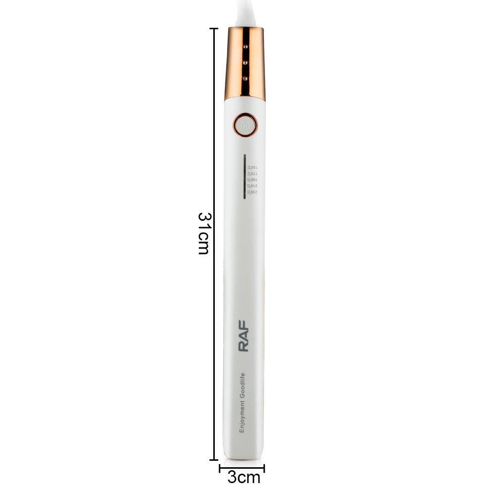 RAF EU Standard Straightening and Heating Hair Iron Portable Curling Iron Dormitory Home Fluffy Multi-Functional Curling Iron