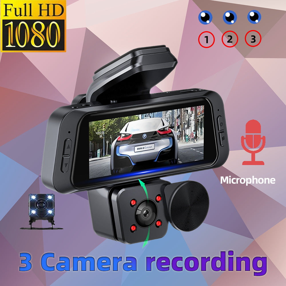 2025High-definition Dash Cam3Recording1080P Camera phone playback video S3Recorder