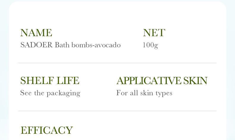 Rose Bath Salt Balls SADOER Deep Cleansing Body Universal Bath Ball Cross-Border Foreign Trade Wholesale