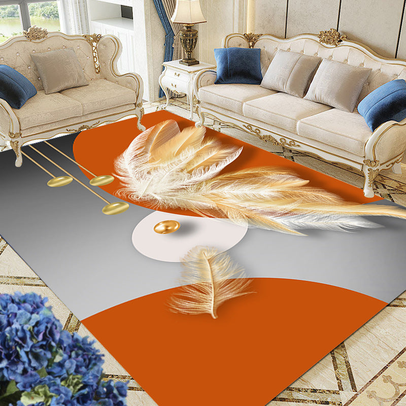 Light Luxury Style Crystal Velvet Carpet Wear-Resistant and Dirt-Resistant Living Room Sofa Coffee Table Carpet Home Cooling and Silent Bedroom Bedside Carpet