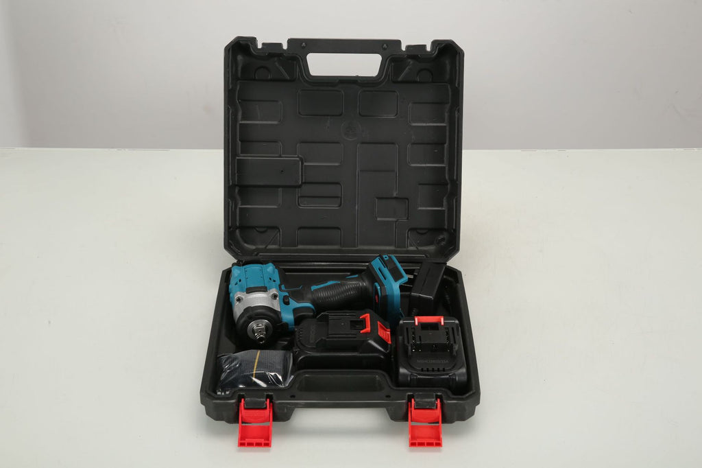 Cordless Electric Tool with Screwdriver Bits, Rechargeable Lithium Battery, High Torque Electric Wrench for Woodworking and Auto Repair