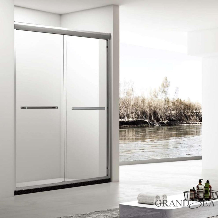 Foshan Manufacture 8mm Thickness Tempered Sliding Glass Shower Partition Door