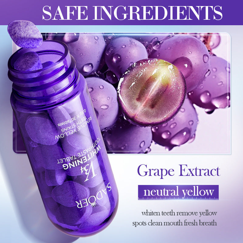 V34Whitening Teeth Strips SADOER Deep Cleaning Teeth Clean Toothpaste Cross-Border Foreign Trade Wholesale