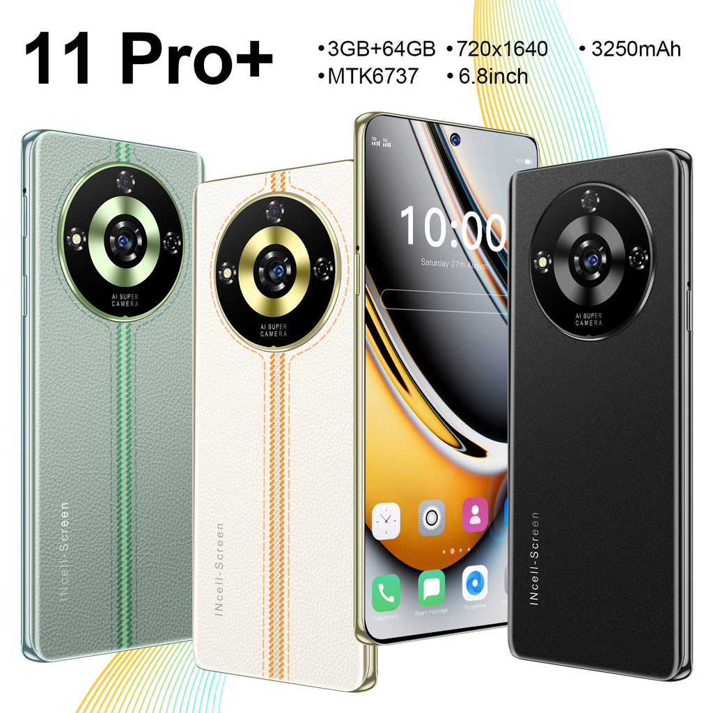 Smart Phone Hot-selling Mobile Phones11 Pro+Android6.8Inch Mobile Phone Source Manufacturer(Popular)