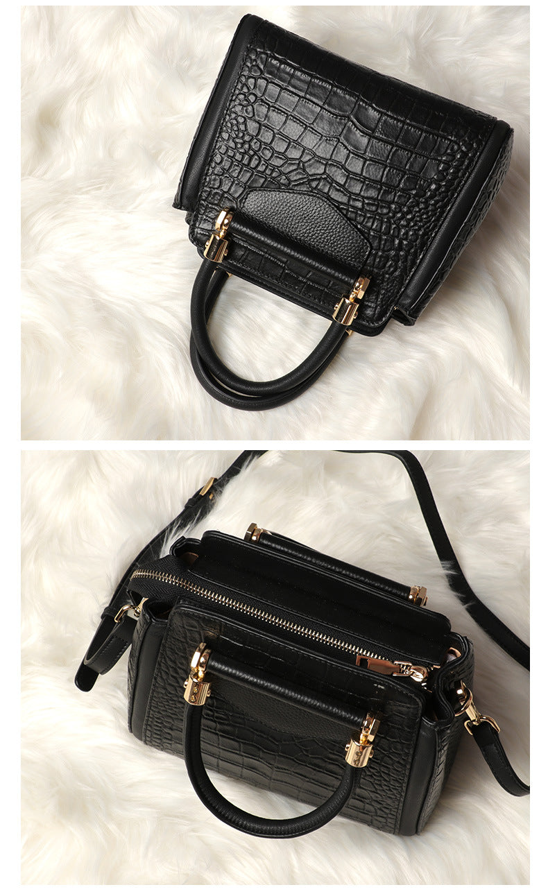 2024New Year's Fashionable and Elegant Crocodile Pattern Single Shoulder Handbag for Women