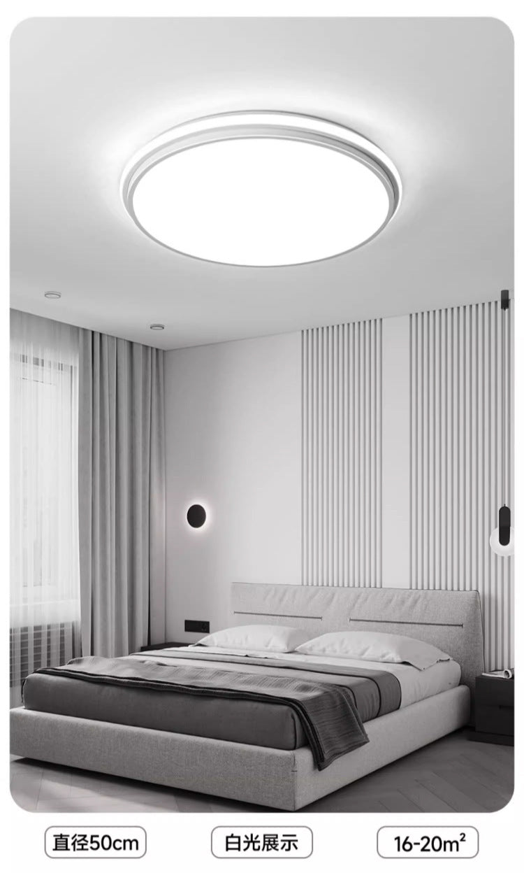 Full Spectrum Home Ceiling Light Bedroom Modern Simple White Nordic Internet Celebrity Art Ultra Bright led Master Bedroom