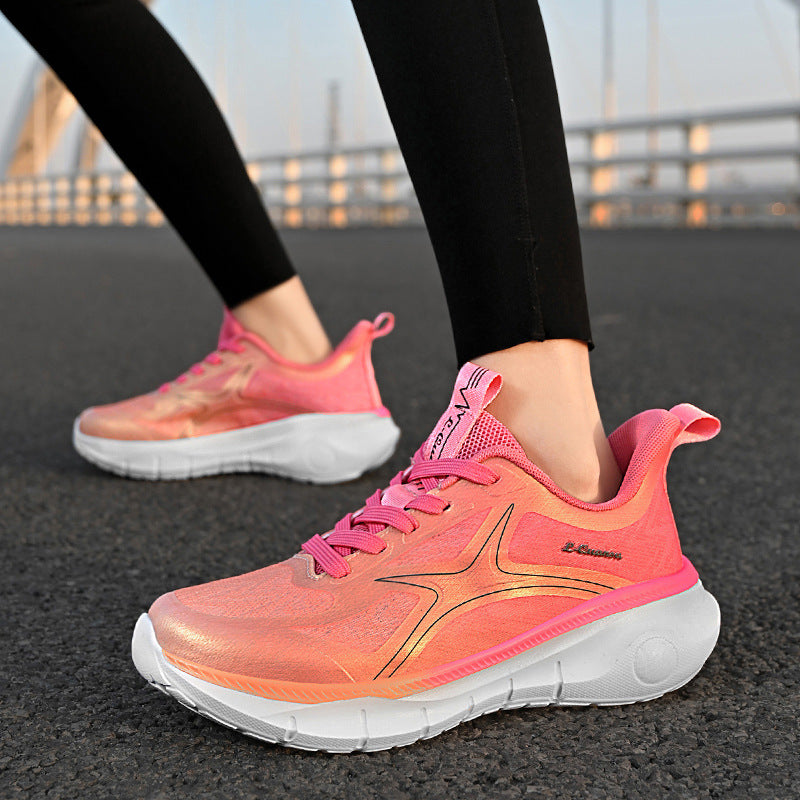 Spring New Fashion Versatile Lightweight Sports Shoes In Stock Hot Sale Casual Couple Shock Absorption High Elastic Running Shoes