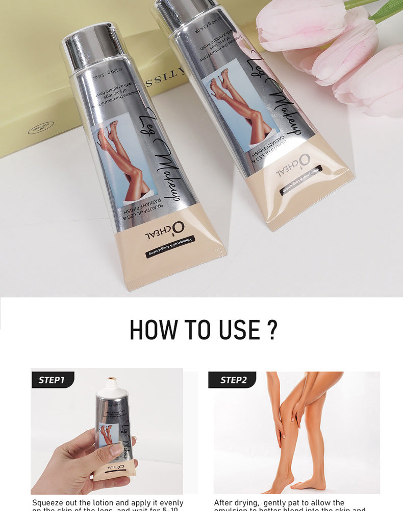 AliExpress Leg Cream Scar Covering Bare Skin Feel Stockings Leg Waterproof Non-Slip Makeup Contouring Moisturizing Cream