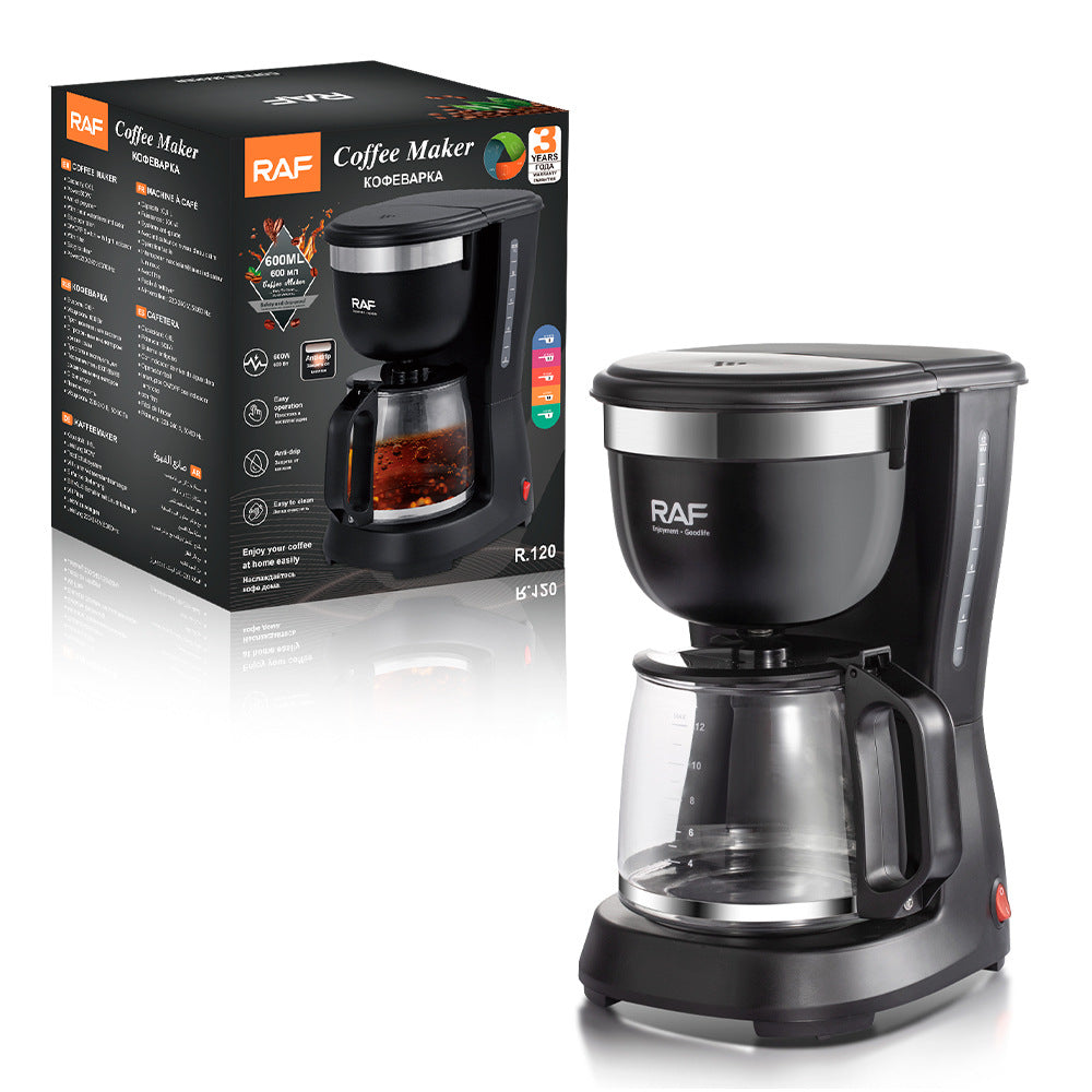 European Standard Coffee Maker Household Pot Drip Filter Insulated American Tea Office Tea Maker Fully Automatic Drip Coffee Maker