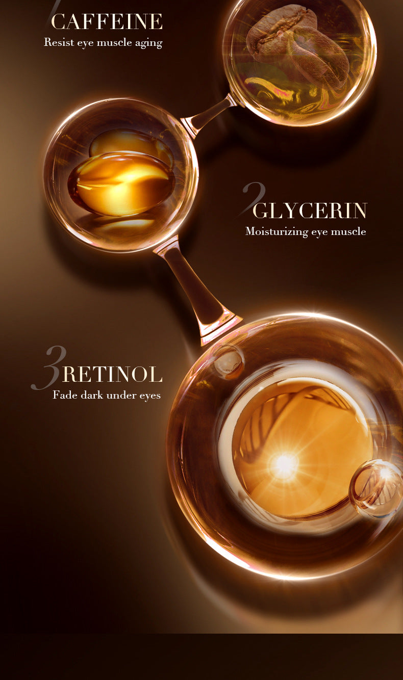 Full English Retinol Caffeine Eye Cream SADOER Improve Dark Circles, Eye Wrinkles, and Eye Bags  Wholesale