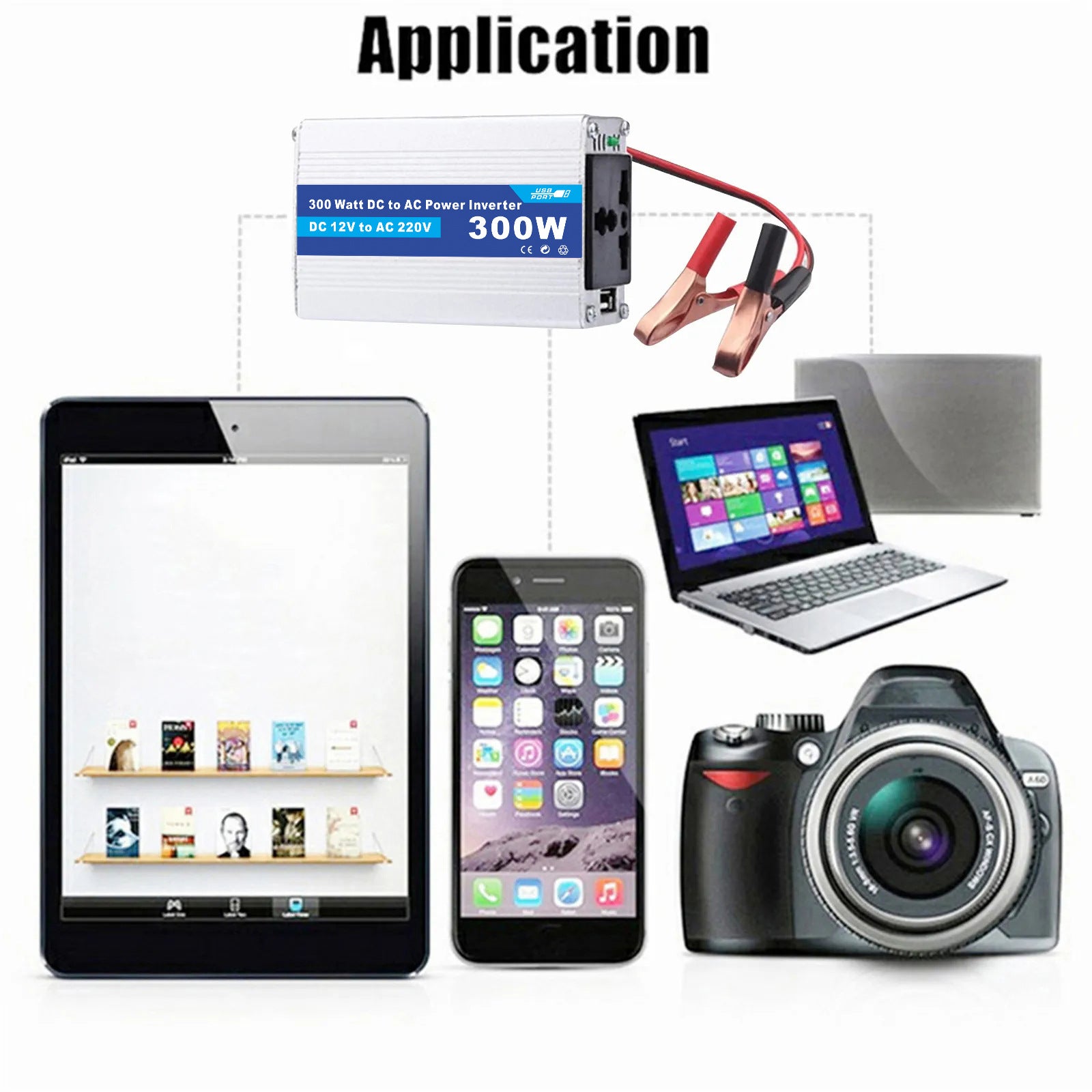 Car Converter Car Small Electrical Appliances Car Inverter150W Dc12V Transfer Communication220V Set Sail