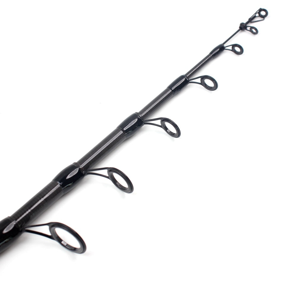 Carbon Fiber Telescopic Lure Rod with Extended Cork Handle, Ultra-Hard European and American Style Popular Bass and Snakehead Fishing Rod