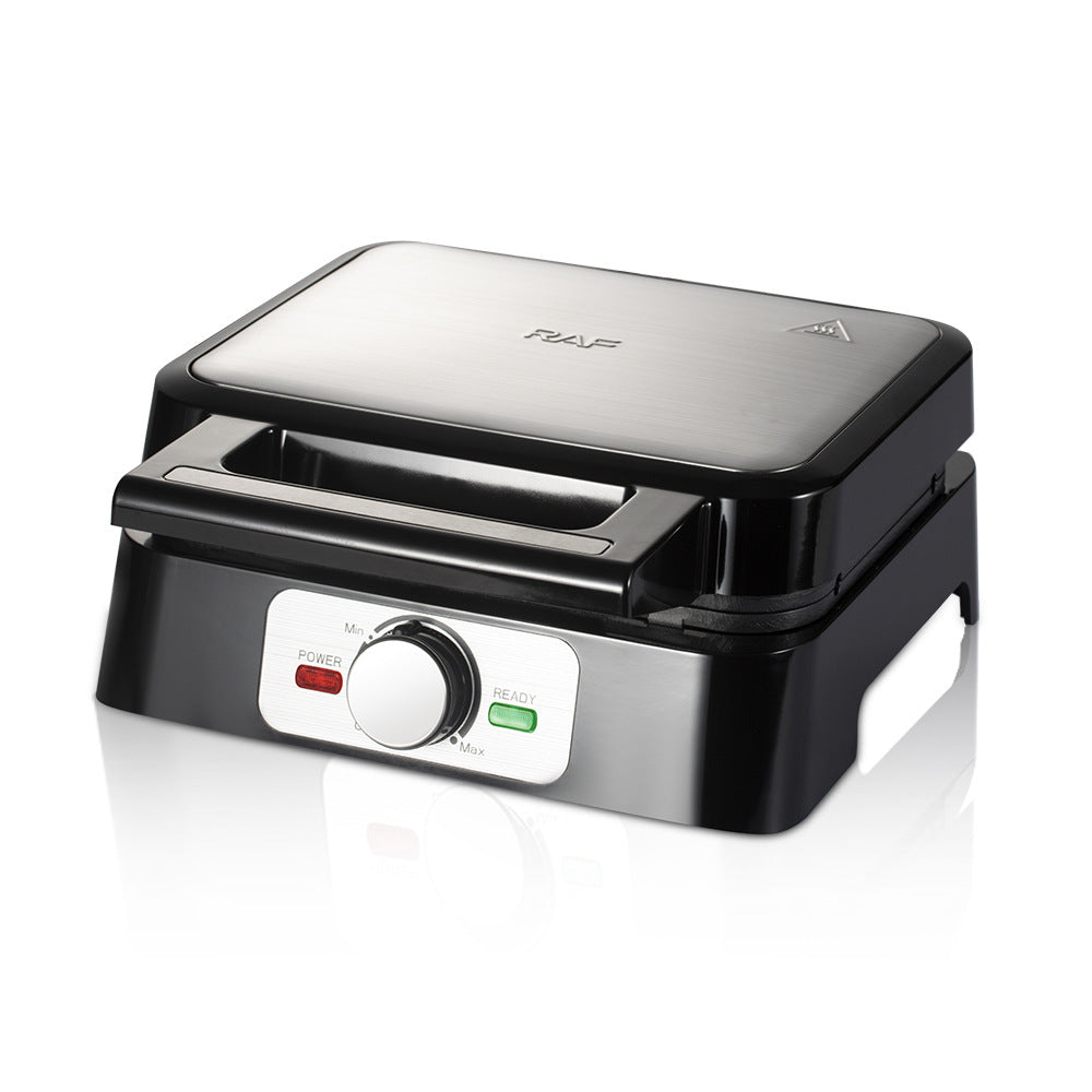 RAF Breakfast Machine Household EU Plug Multi-Functional Double-Sided Heating Bread Electric Baking Pan Light Food Waffle Maker