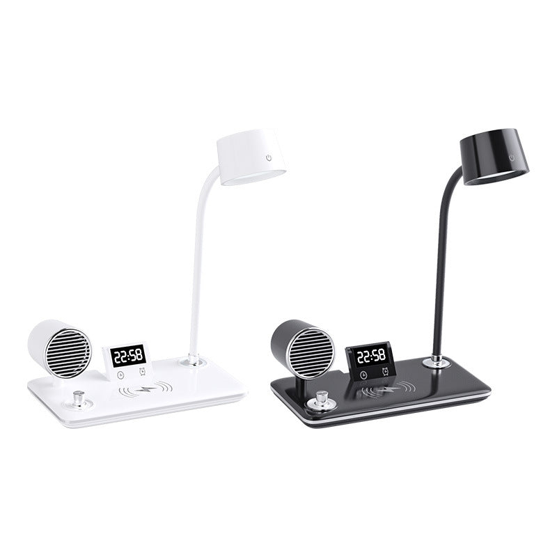 Multifunctional Wireless Charging Desk Lamp Foldable Reading Light Bluetooth Speaker Atmosphere Night Light  Customization Factory