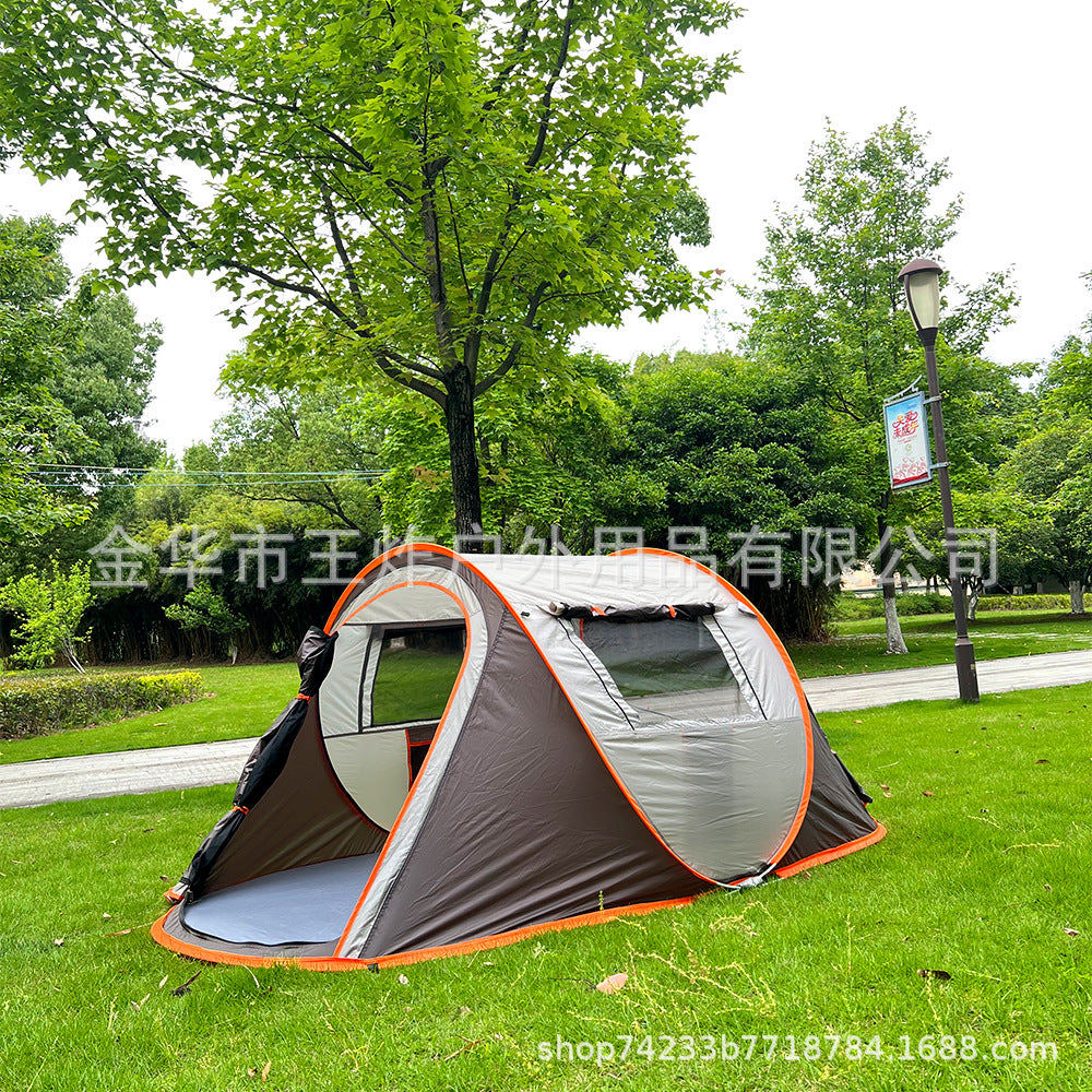 Hot-Selling Fully Automatic Hand-Pull Quick-Open Tent Travel Tent Camping Windproof Rainproof Sunproof Tent