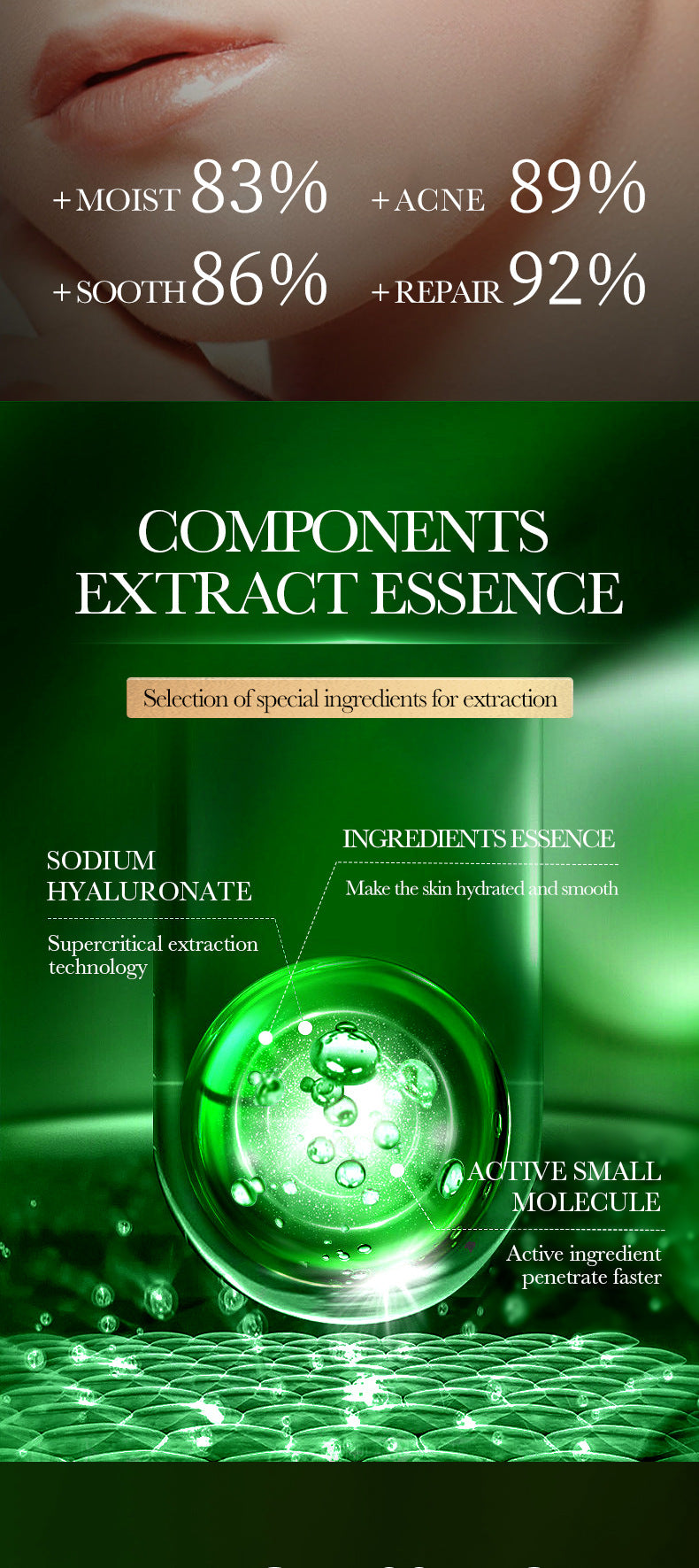 Houttuynia Cordata Essence30ml SADOER Hydrating, rejuvenating, moisturizing, and nourishing cross-border wholesale